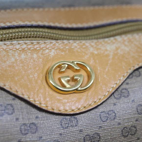 GUCCI Micro GG Supreme Hand Bag PVC Leather Beige 002 58 4422 Auth yk10311 - Picture 15 of 16